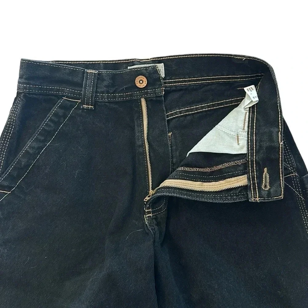 Arizona Carpenter Jeans Shorts Youth Size 16 Slim Fit Dad Shorts Retro High Rise
